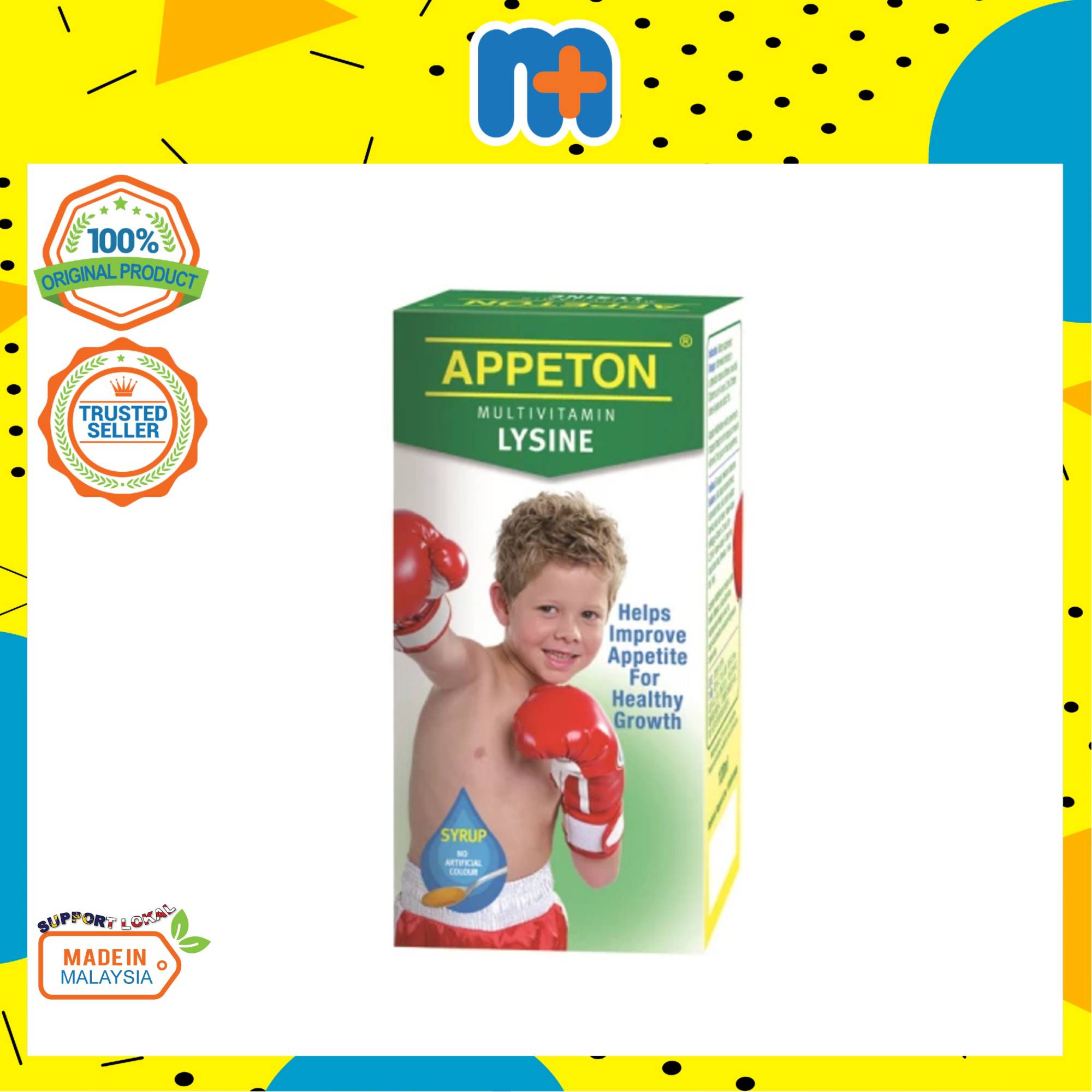 APPETON Multivitamin Lysine Syrup 120ml